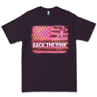 Plum Back The Pink American Flag Premium Tee - texasbilliewilder