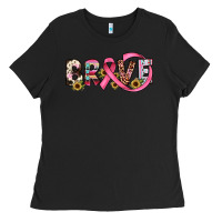 Black brave cancer awareness ribbon Ladies Tee - JahusDesignShop