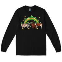 Black cow st patrick days Long Sleeve Tee - MaliasSmallBusiness