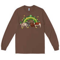 Chestnut cow st patrick days Long Sleeve Tee - MaliasSmallBusiness
