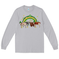 Moon Dust cow st patrick days Long Sleeve Tee - MaliasSmallBusiness