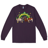 Plum cow st patrick days Long Sleeve Tee - MaliasSmallBusiness