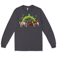 Smoke cow st patrick days Long Sleeve Tee - MaliasSmallBusiness