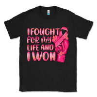 Black i fought for my life and i won Classic Tee - NancyCooperArtShop