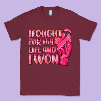 I Fought For My Life And I Won Classic Tee Designed By Nancycooperartshop