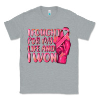Heather Grey i fought for my life and i won Classic Tee - NancyCooperArtShop