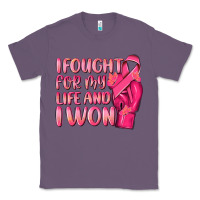 Lavender i fought for my life and i won Classic Tee - NancyCooperArtShop