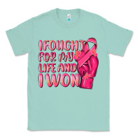 Seafoam i fought for my life and i won Classic Tee - NancyCooperArtShop