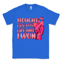 True Royal i fought for my life and i won Classic Tee - NancyCooperArtShop