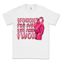 White i fought for my life and i won Classic Tee - NancyCooperArtShop
