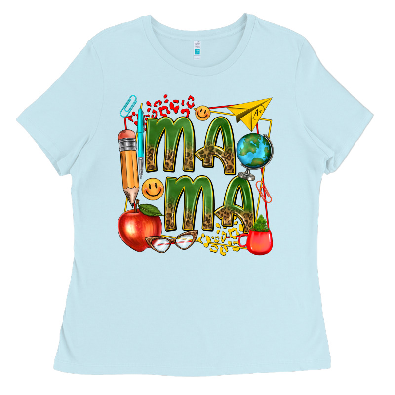 Mama Teacher Ladies Tee by texasbilliewilder | Teevron