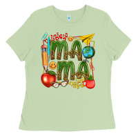 Matcha mama teacher Ladies Tee - texasbilliewilder