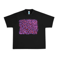 Black lilac leopard with red glitter Urban Heavy Tee - Artiststas