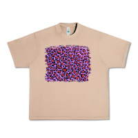 Burro lilac leopard with red glitter Urban Heavy Tee - Artiststas