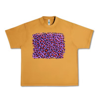 Peanut Butter lilac leopard with red glitter Urban Heavy Tee - Artiststas