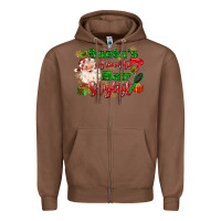 Chestnut santas favorite hair stylist Zipper Hoodie - MaliasSmallBusiness