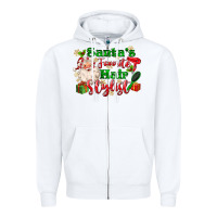 Santas Favorite Hair Stylist Zipper Hoodie | Teevron