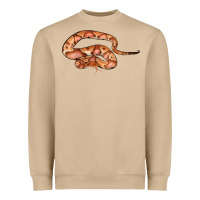 Mushroom Copperhead Snake Illustrations Heavyweight Sweatshirt - LillyAllenDesigns