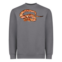 Storm Copperhead Snake Illustrations Heavyweight Sweatshirt - LillyAllenDesigns
