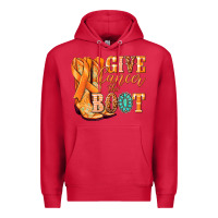 Cardinal Give Cancer the boot Kidney Cancer orange ribbon Premium Hoodie - NancyCooperArtShop