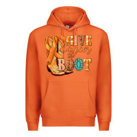 Carrot Give Cancer the boot Kidney Cancer orange ribbon Premium Hoodie - NancyCooperArtShop