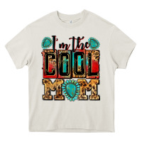 Cream i'm the cool mom Heavy Core Tee - Zillion Design Studio