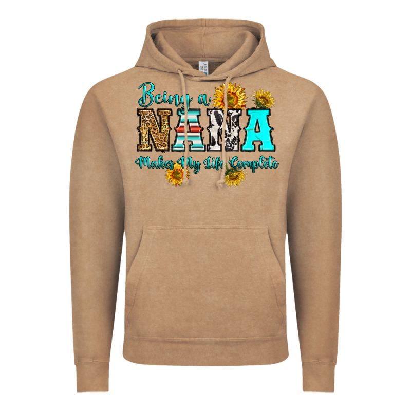 Being Nana Makes My Life Complete Vintage Hoodie by RanaPortraitStore | Teevron