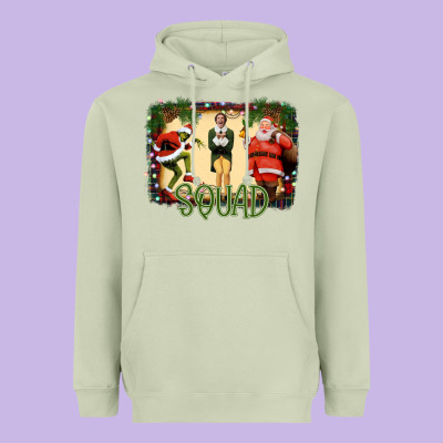 Christmas Friends Squad Heavyweight Hoodie Designed By Bettercallsaul
