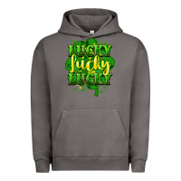 Pigment Tornado lucky lucky lucky clover St. Patrick's Urban Hoodie - HowdyJamesFarm