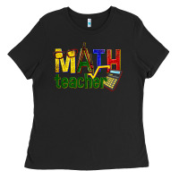 Black math teacher Ladies Tee - texasbilliewilder