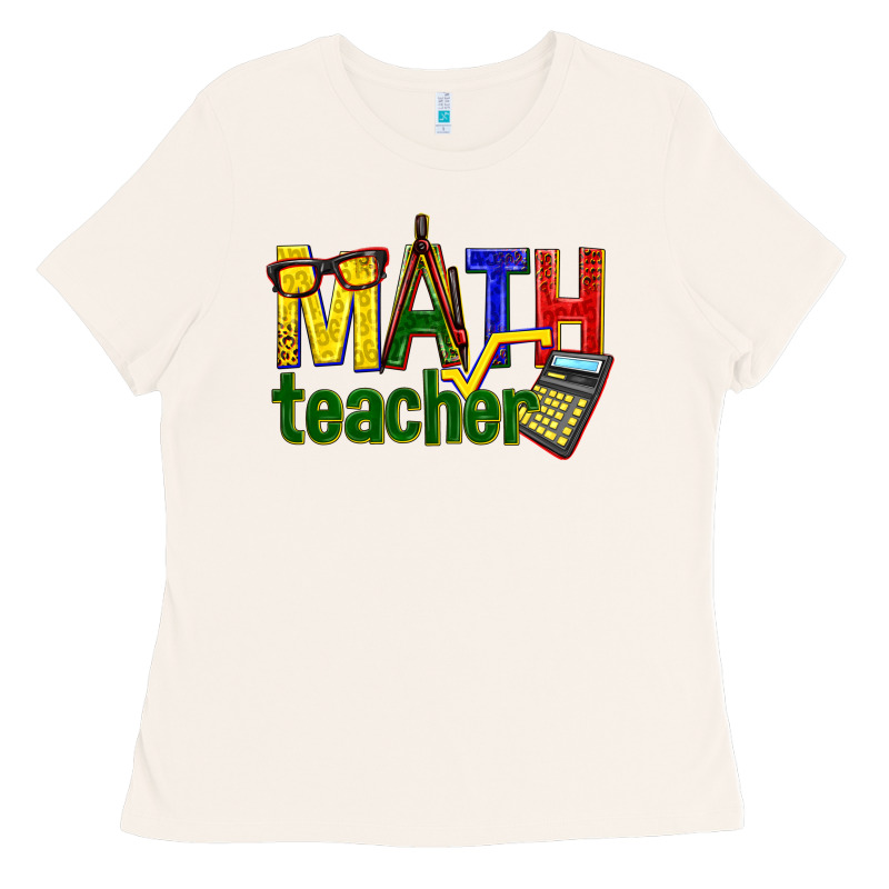Math Teacher Ladies Tee by texasbilliewilder | Teevron