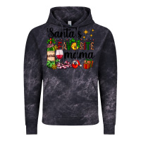 Cloud Black santa's favorite mama Vintage Hoodie - AdoDesignShop