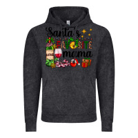 Vintage Black santa's favorite mama Vintage Hoodie - AdoDesignShop