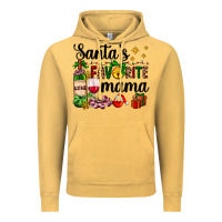 Vintage Mustard santa's favorite mama Vintage Hoodie - AdoDesignShop