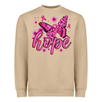 Mushroom hope breast cancer butterfly Heavyweight Sweatshirt - Jasminsmagicworld