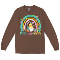 Chestnut teach love inspire rainbow Long Sleeve Tee - MaliasSmallBusiness