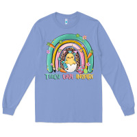 Colony Blue teach love inspire rainbow Long Sleeve Tee - MaliasSmallBusiness