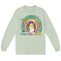 Matcha teach love inspire rainbow Long Sleeve Tee - MaliasSmallBusiness