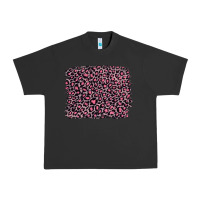 Pigment Black pink leopard with pink glitter Urban Heavy Tee - Artiststas