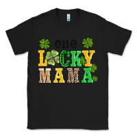 Black one lucky mama Classic Tee - AdoDesignShop