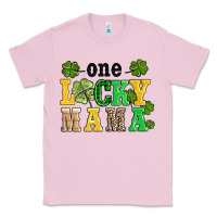 Bubblegum Pink one lucky mama Classic Tee - AdoDesignShop