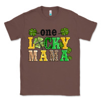 Chestnut one lucky mama Classic Tee - AdoDesignShop