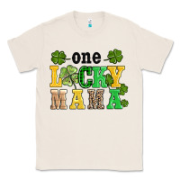 Natural one lucky mama Classic Tee - AdoDesignShop