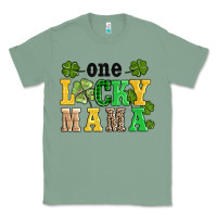 Sage one lucky mama Classic Tee - AdoDesignShop