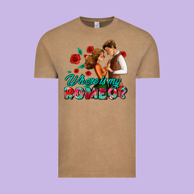 Where Is My Romeo Vintage Tee Designed By Adodesignshop