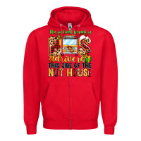 Red the jolliest bunch of bus drivers Zipper Hoodie - MaliasSmallBusiness