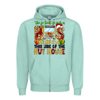 Seafoam the jolliest bunch of bus drivers Zipper Hoodie - MaliasSmallBusiness