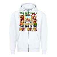 White the jolliest bunch of bus drivers Zipper Hoodie - MaliasSmallBusiness