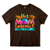 Chocolate Brown hot mom summer Heavy Core Tee - Zillion Design Studio