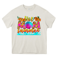 Cream hot mom summer Heavy Core Tee - Zillion Design Studio